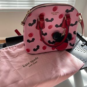 Kate Spade Disney Mickey Mouse pink purse. Used once. Stored in orig dust bag.